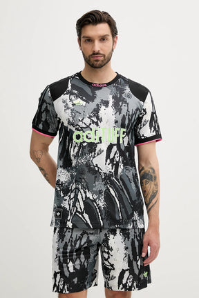 ADIDAS Originals Completino Stampa Retro Dettagli Fluo con Fantasia Camouflage GriGio/Nero