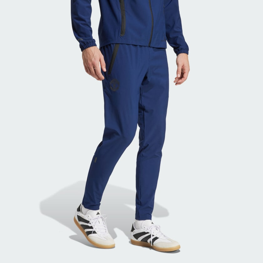 Adidas Tuta Completa Manchester United Uomo Blu Microfibra