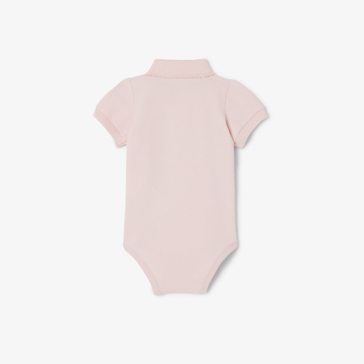 LACOSTE Body Baby A Polo Con Dettagli Sul Colletto Mezza Manica Rosa