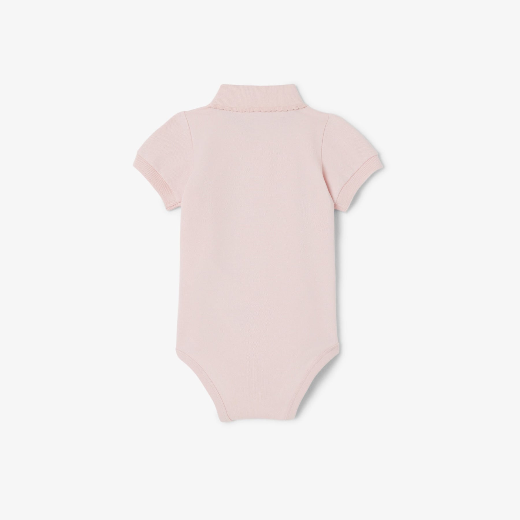 LACOSTE Body Baby A Polo Con Dettagli Sul Colletto Mezza Manica Rosa