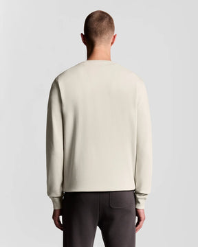 LYLE&SCOTT Felpa Girocollo In Cotone Beige