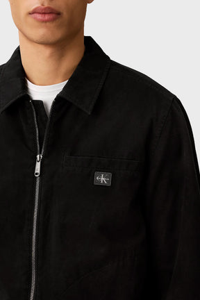 CALVIN KLEIN Giacca Con Logo a Contrasto Nera 26/27