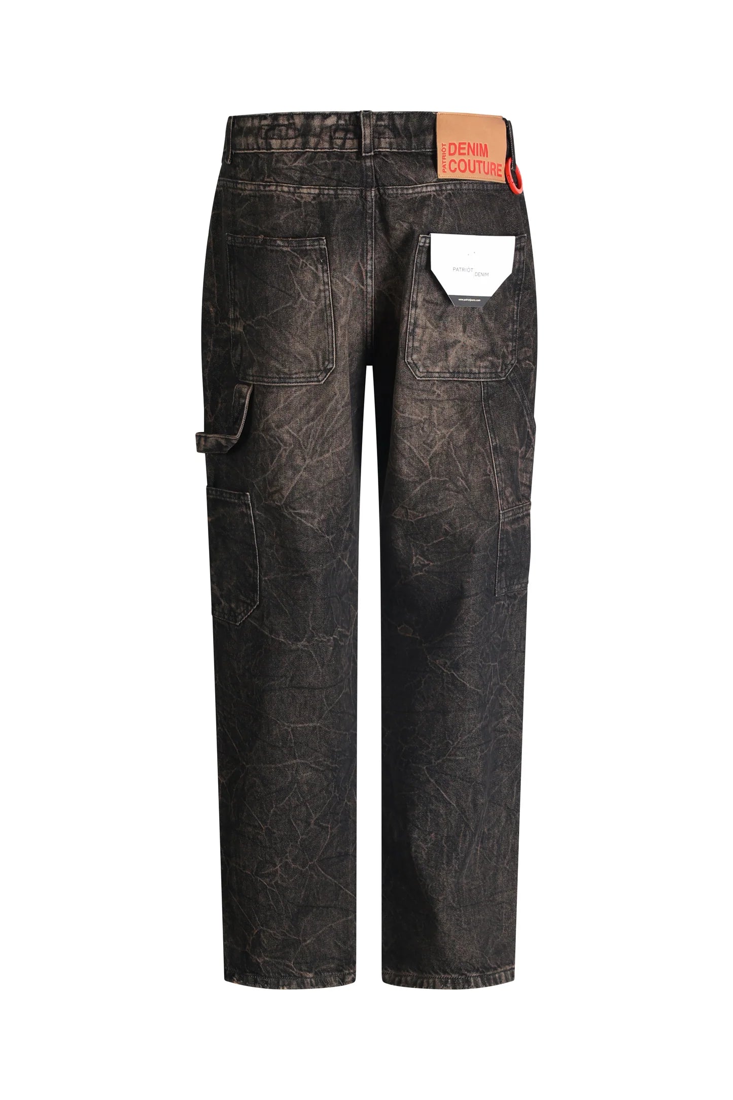 PATRIÒT Jeans Baggy Loose Fit Carpenter Nero Sabbiato