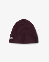 LACOSTE Berretto In Lana Bordeux