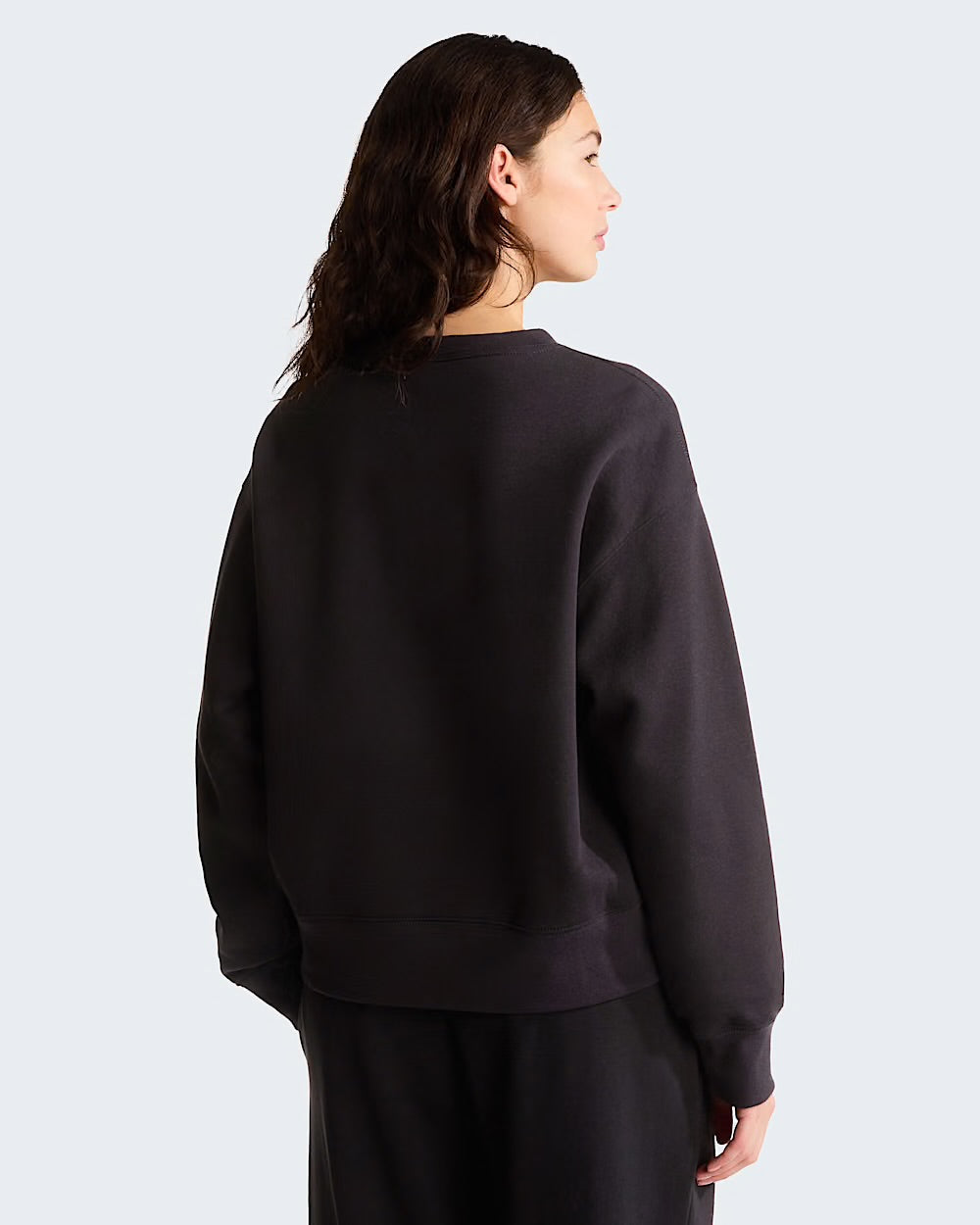THE NORTH FACE Felpa Donna Girocollo Logo Piccolo Nera 26/27