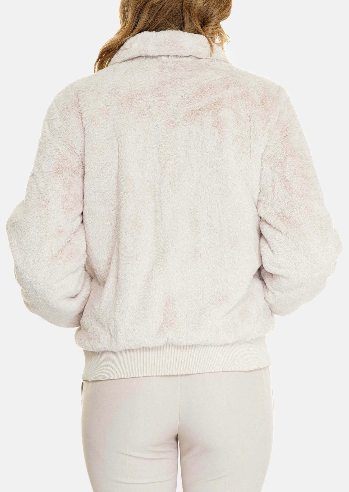 EMPORIO ARMANI DONNA GIUBBOTTO PELLICCIA PANNA