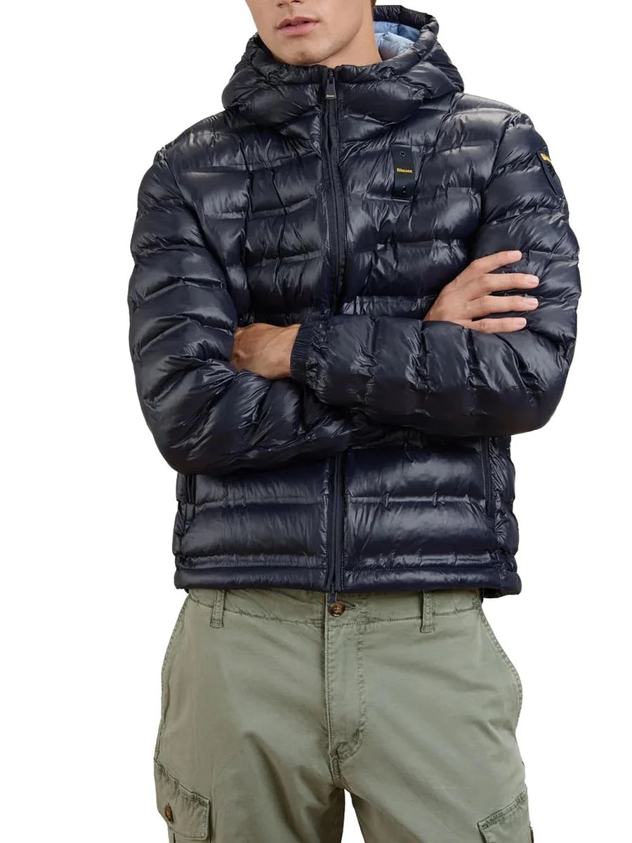 BLAUER Giubbotto Charles Con Cappuccio Blu