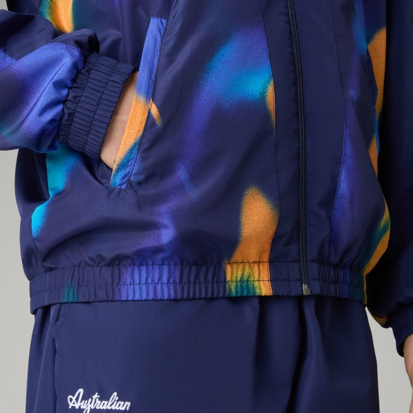 AUSTRALIAN Tuta Avalon Smash Leggera In Microfibra Con Zip Blu Con Fantasia Multicolor 25/26