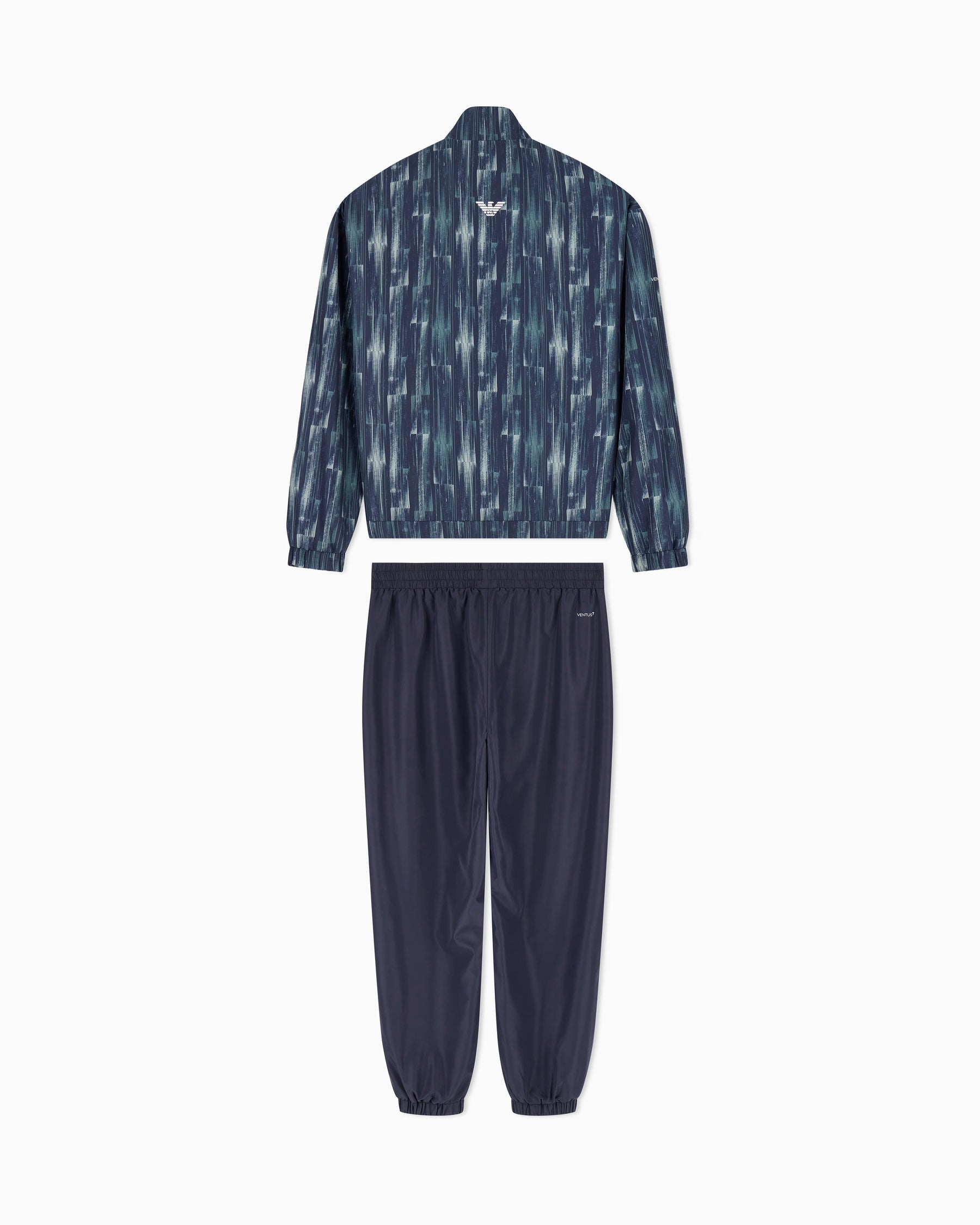 EMPORIO ARMANI Tuta Completa Con Zip Senza Cappuccio Blu/Verde
