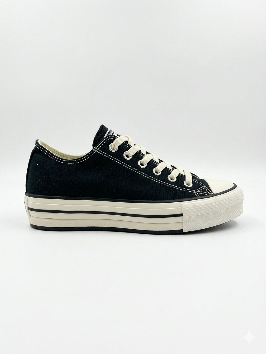 CONVERSE Scarpa In Tela Ctas Eva Lift Black/White