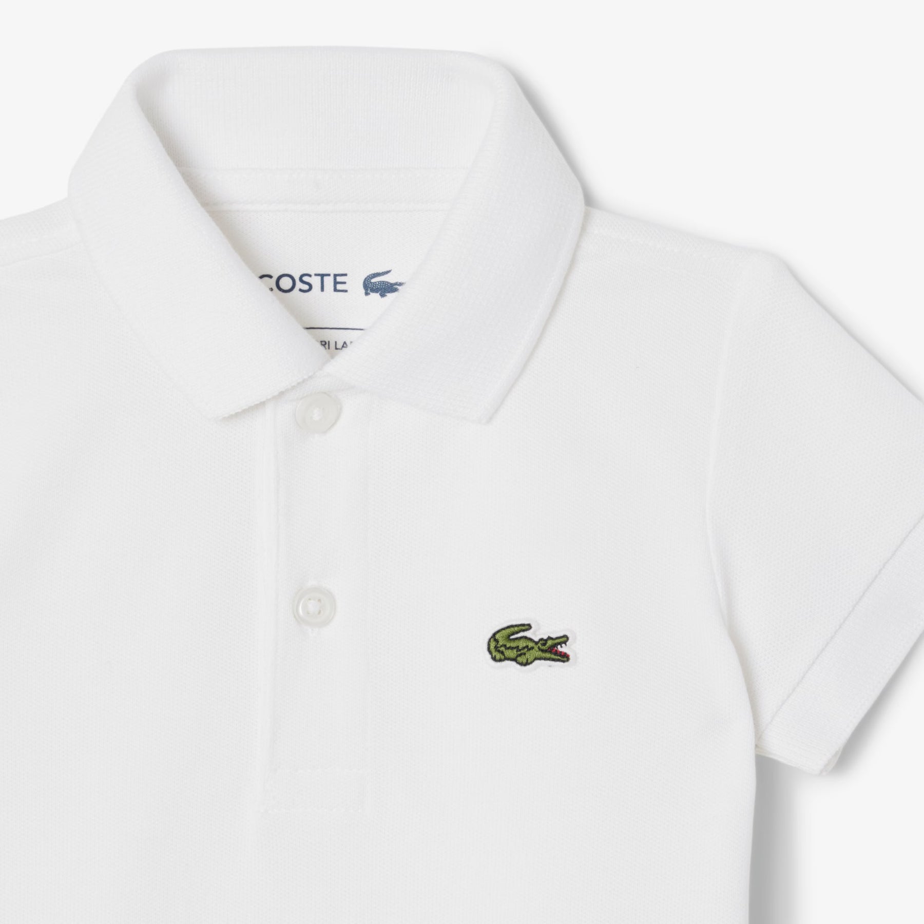LACOSTE Body Baby A Polo Mezza Manica Bianco
