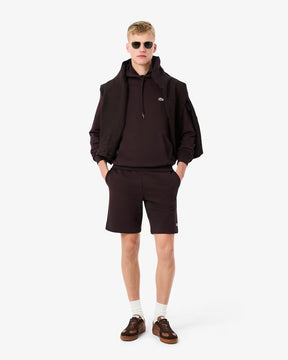 LACOSTE Pantaloncino In Cotone Basic Marrone