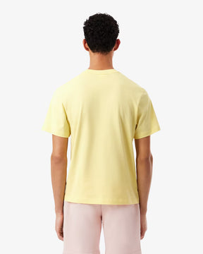 LACOSTE T-Shirt In Cotone Giallo