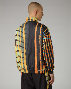 AUSTRALIAN Tuta Completa In Microfibra Con Zip Nero/Dettagli Verde e Arancio SS26