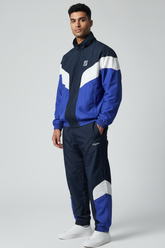 Australian AUSTRALIAN Tuta Smash Nocturna Leggera In Microfibra Con Zip Blu/Bianco - Tuta completa - Tommaseo Clothing