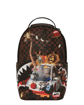 SPRAYGROUND Zaino In Pelle Madagascar Checker Smash