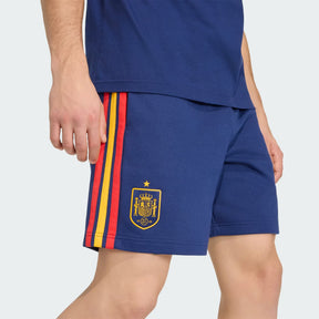 ADIDAS Completino SPAGNA T-Shirt Rossa e Pantaloncino Blu Strisce Gialle/Rosse