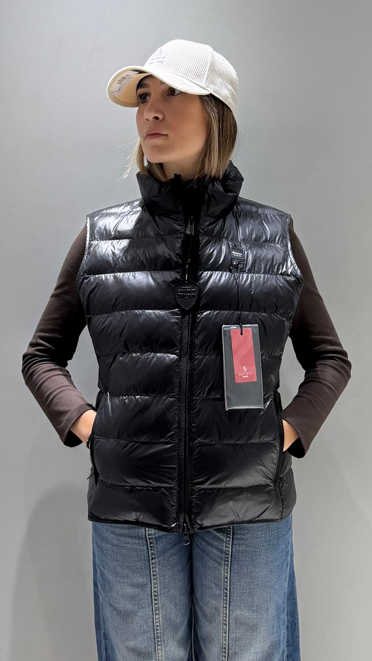 BLAUER DONNA Smanicato Nero
