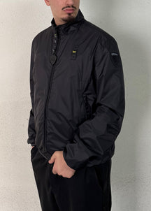 BLAUER Antivento Senza Cappuccio Blu-Nero-Beige