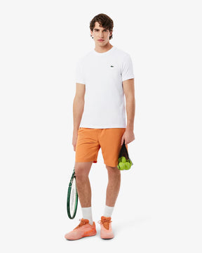 LACOSTE T-Shirt Logo Retro Bianca