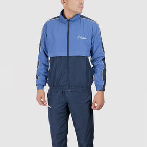 AUSTRALIAN Tuta Completa Acetata Senza Cappuccio Blu/Nero