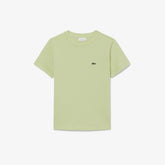 LACOSTE T-Shirt Bambino/Bambina Basic Verde Chiaro