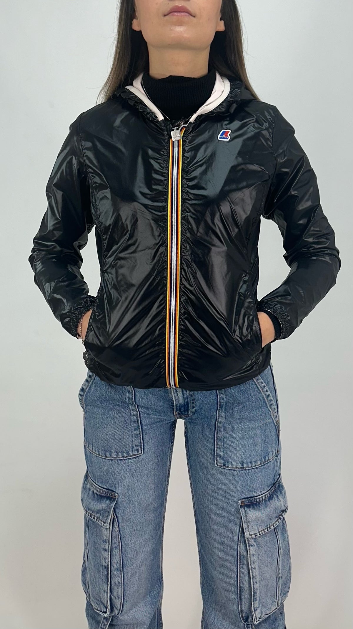 K-WAY Antivento Lyly Plus.2 Double Donna Rosa/Nero