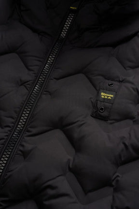 BLAUER Giubbotto Uomo Piumino Invernale Termosaldato Nero