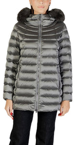 COLMAR DONNA GIUBBOTTO FASCIATO LUNGO ARGENTO