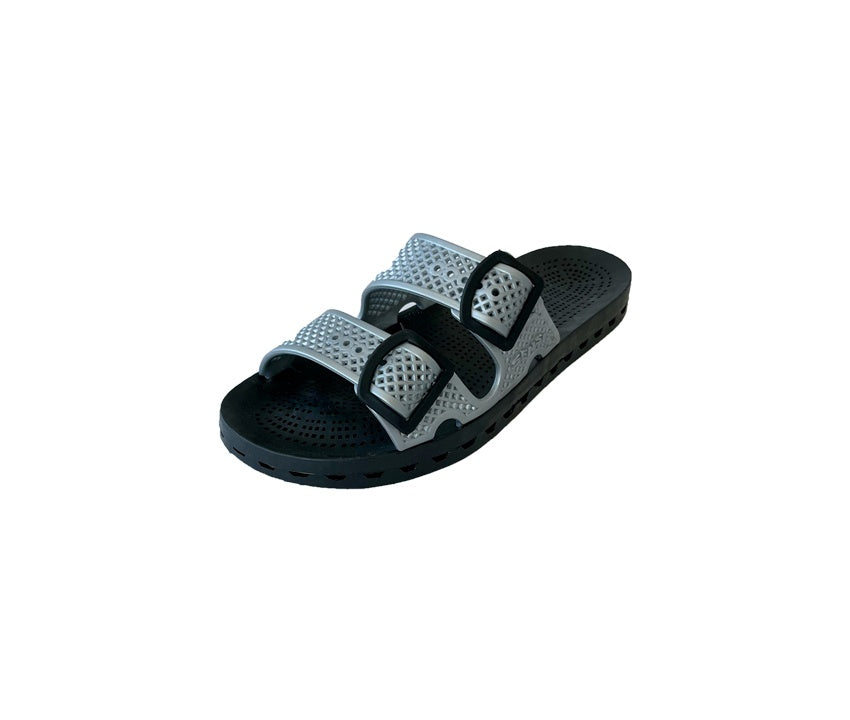 SENSI Ciabatta In Gomma Forata URBAN Silver