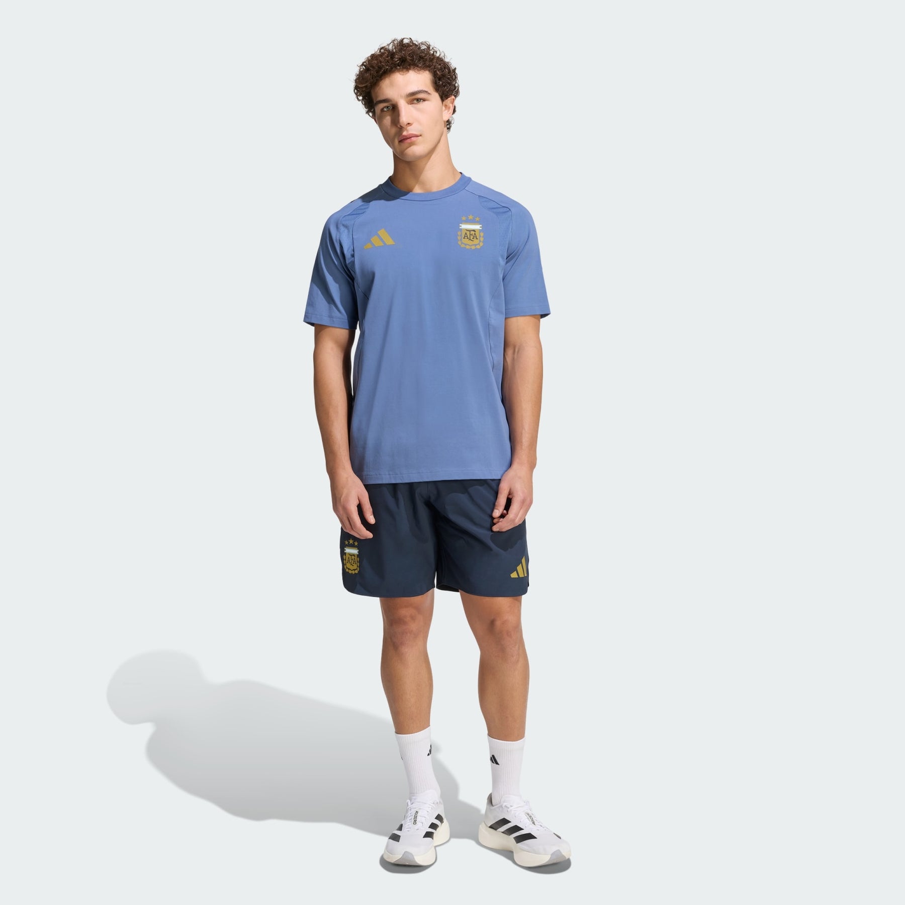 Adidas Completino Argentina Uomo Blu Oro