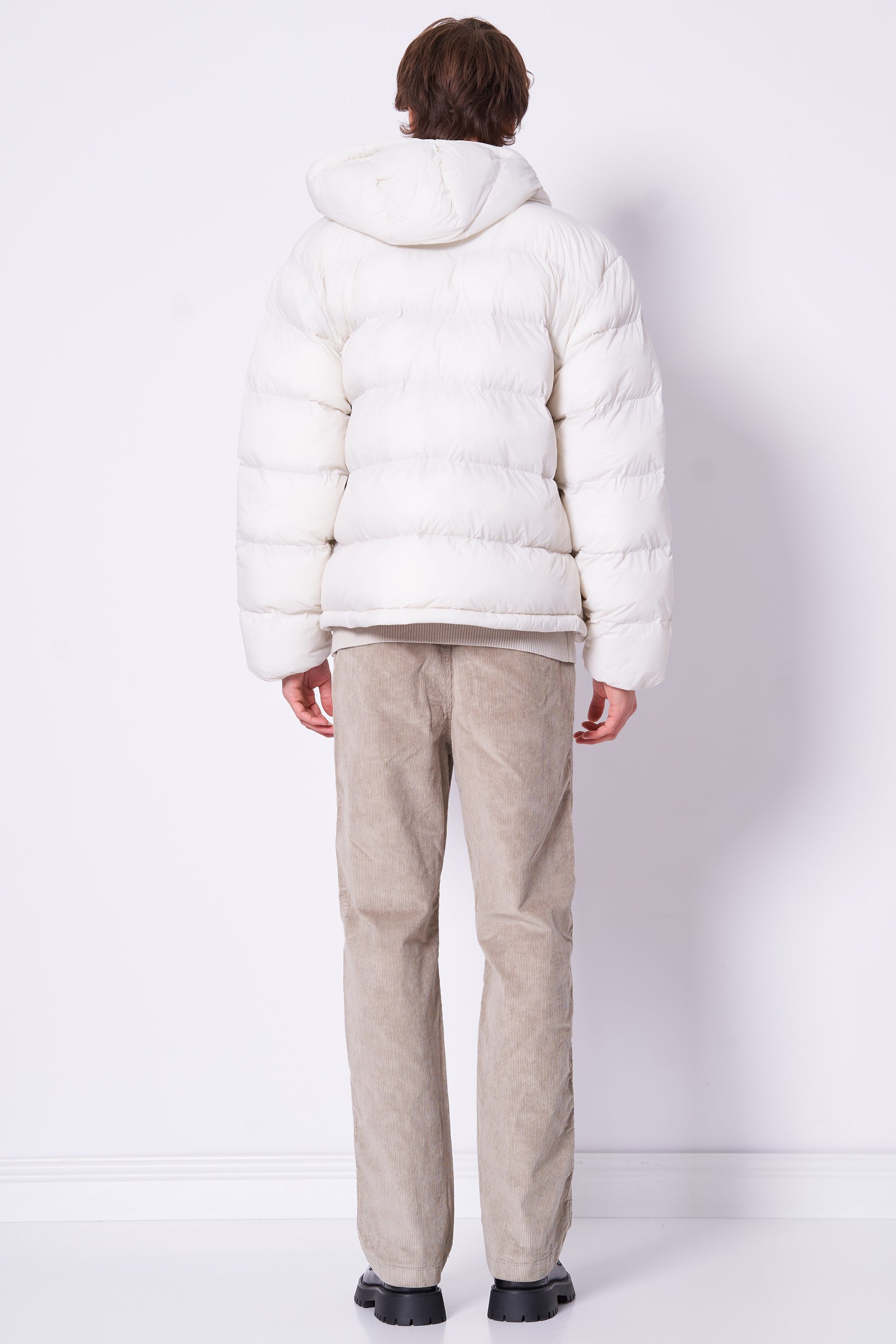 CALVIN KLEIN Giubbotto Invernale Con Logo Sul Petto Grande Bianco