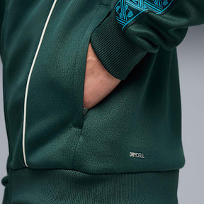 PUMA Tuta Completa Manchester City Acetata Con Zip Verde