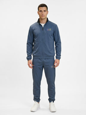 EMPORIO ARMATI Tuta Completa Con Zip Senza Cappuccio Blu