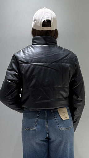 TIFFOSI GIRL ALFA_1 NERO GIUBBOTTO CROP