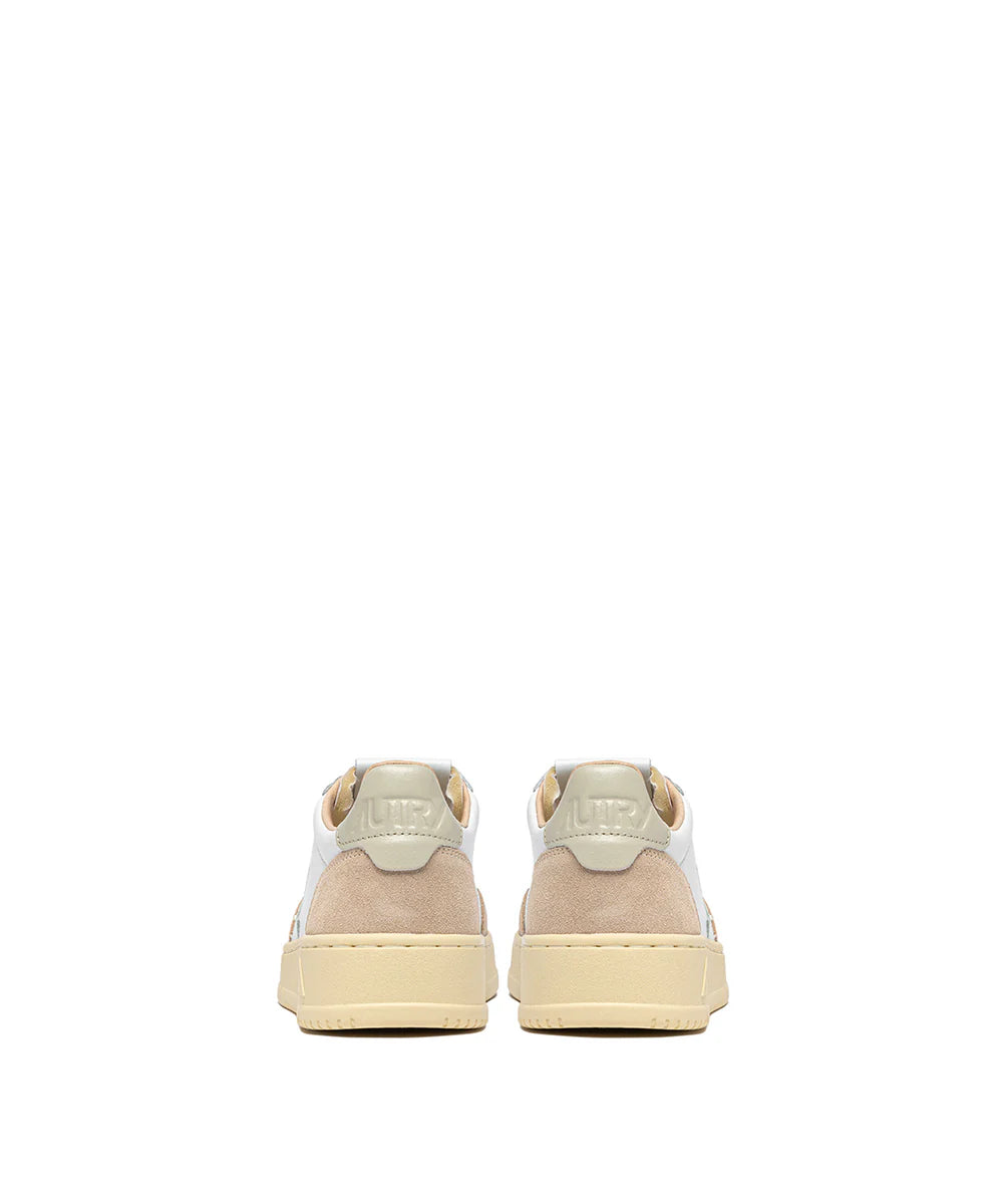 AUTRY Medialist In Pelle e Suede Talloncino Grigio