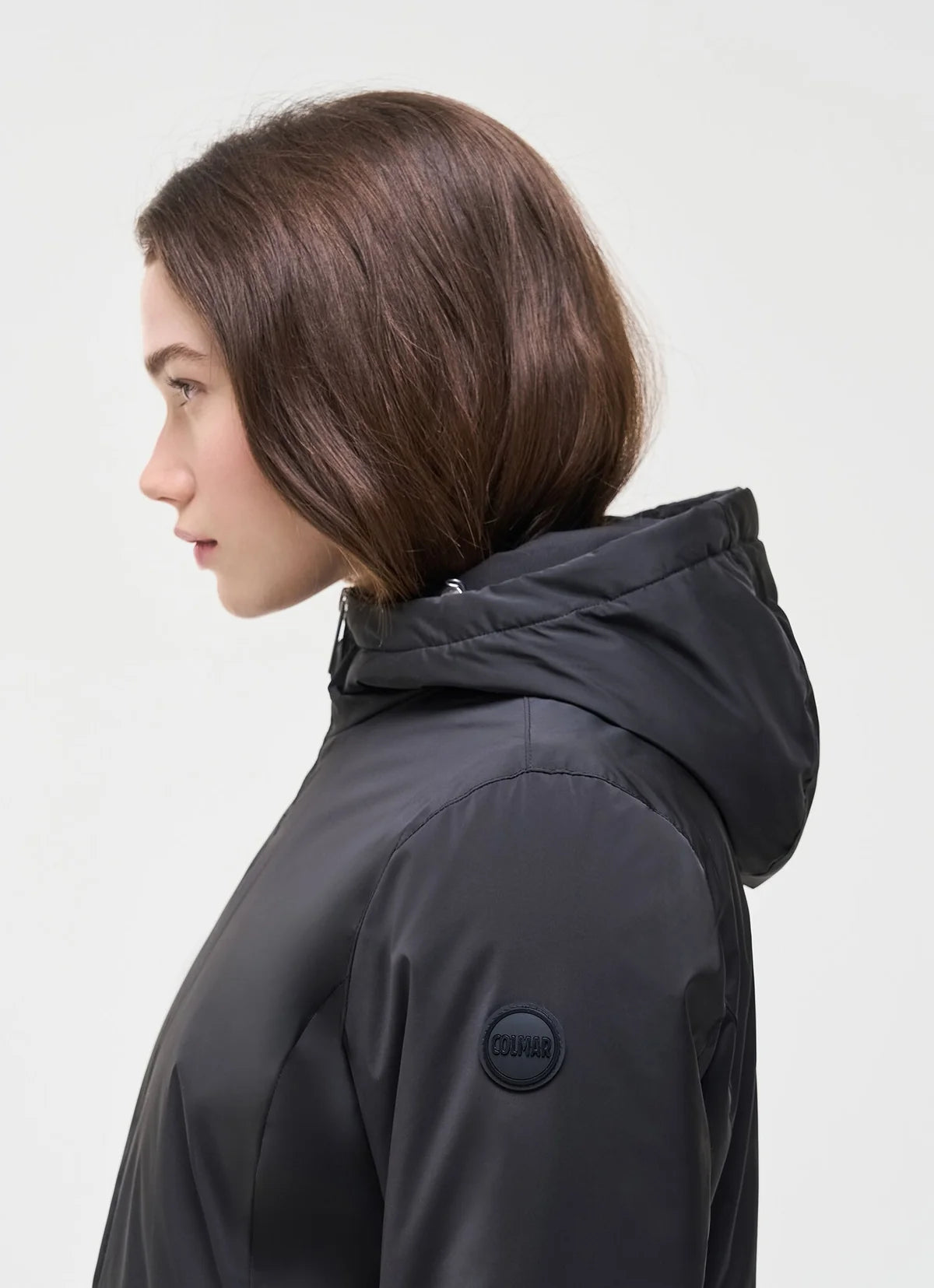 COLMAR Giacca Donna Impermeabile Con Cappuccio Nero 26/27