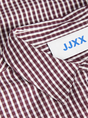 JJXX JXJAMIE CAMICIA A QUADRI BORDEAUX DONNA AW26