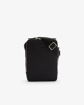 LACOSTE Marsupio A Spalla Effetto Pique Logo Nero Nero