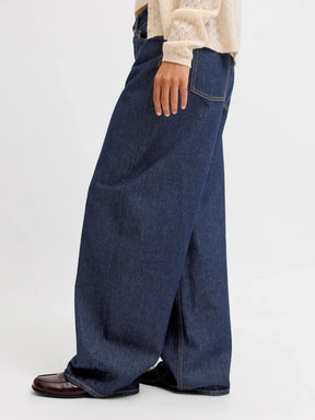 JJXX JXSAKAI Jeans Baggy Barrel R425 Blu scuro Donna (