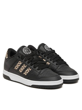 Adidas Rapid Court Low Sneaker Unisex Nera Dettagli Maculati