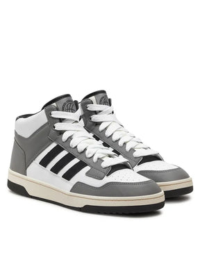 ADIDAS Rapid Court Mid Sneaker Uomo Alta Bianca/Grigia/Nera
