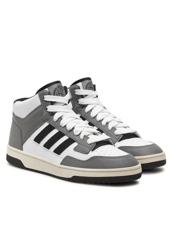 ADIDAS Rapid Court Mid Sneaker Uomo Alta Bianca/Grigia/Nera