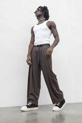 PRESENT DAY Pantalone Super Penc Marrone