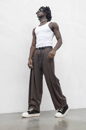 PRESENT DAY Pantalone Super Penc Marrone