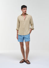 COLMAR Costume Da Bagno Bermuda Azzurro Con Fantasia