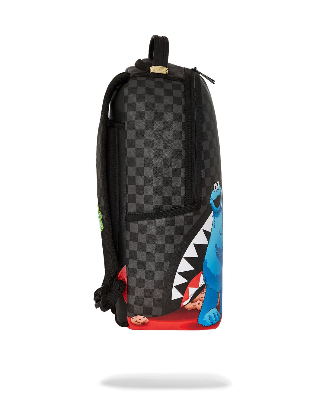 SPRAYGROUND Zaino In Pelle Sesame Street Cookie Monster Sneak