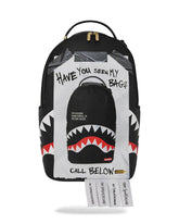 SPRAYGROUND Zaino Missing Bag Flyer Dlxsv Nero/Bianco
