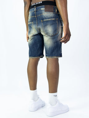 SOLDIER Bermuda Jeans Sabbiato In Denim Classico