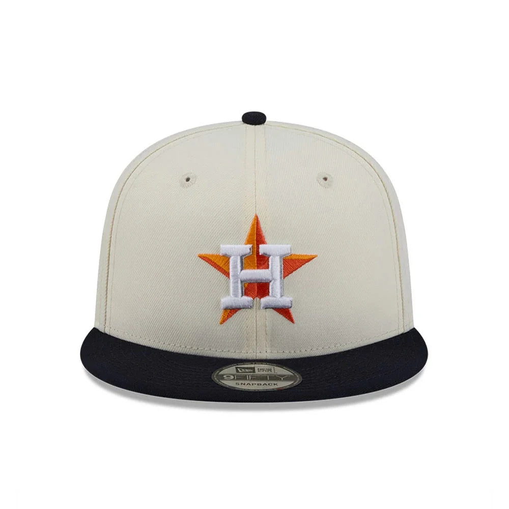 NEW ERA 9FIFTY Cappello Visiera Dritta Houston Beige/Blu
